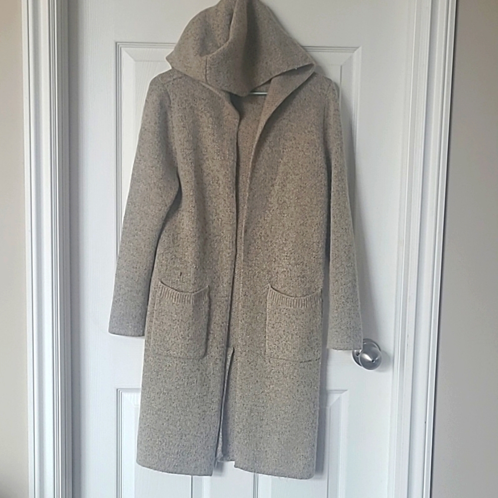 Monteau long hooded cardigan guc